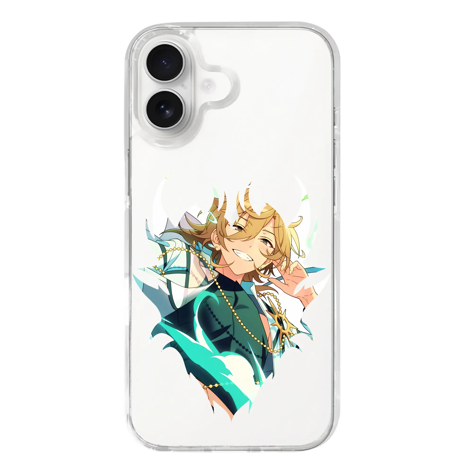 あんさん ぶる グッズ UNDEAD 羽風薫 - iPhone 17シリーズ 透明スマホケース – 薄型・耐衝撃・精密フィット保護カバー